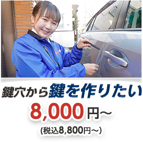 鍵穴から鍵を作りたい